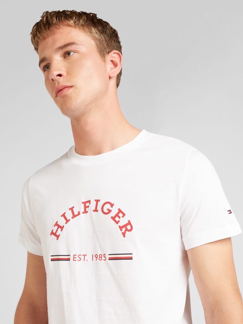 Preţ TOMMY HILFIGER Tricou  bleumarin / roșu / alb