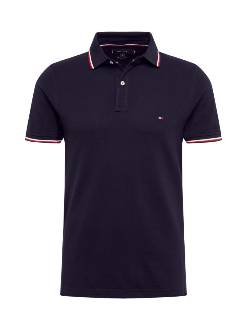 TOMMY HILFIGER Tricou  bleumarin / roșu / alb