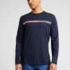 TOMMY HILFIGER Tricou  bleumarin / roșu / alb