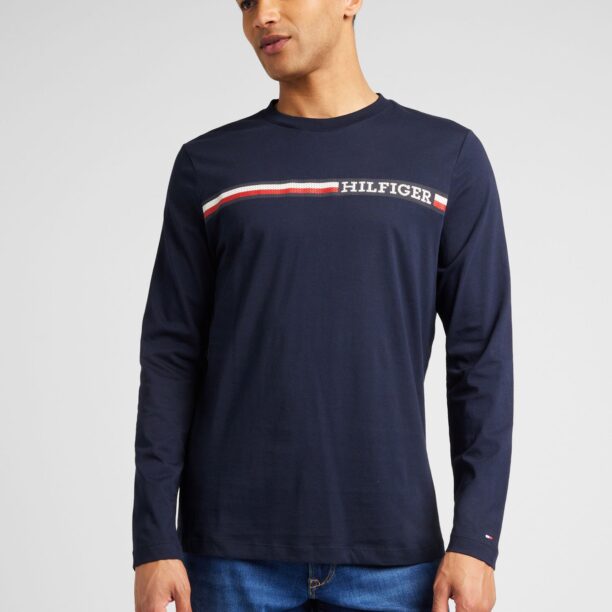 TOMMY HILFIGER Tricou  bleumarin / roșu / alb