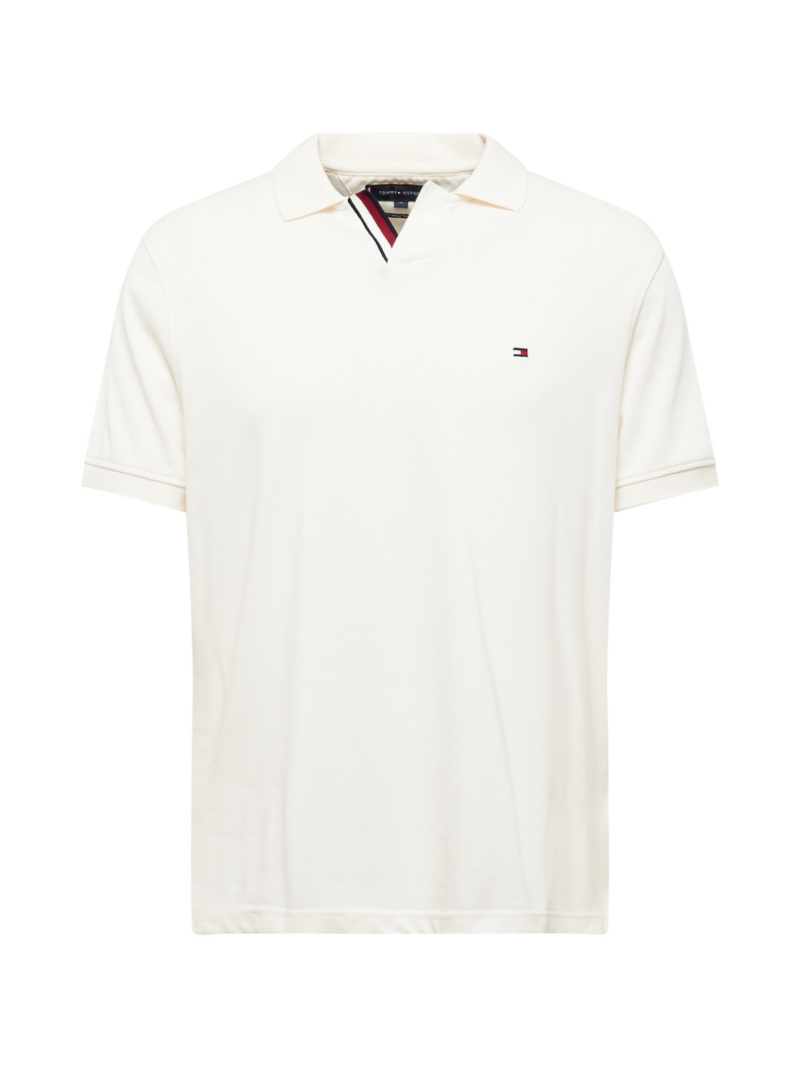 TOMMY HILFIGER Tricou  bleumarin / roșu / alb / alb murdar