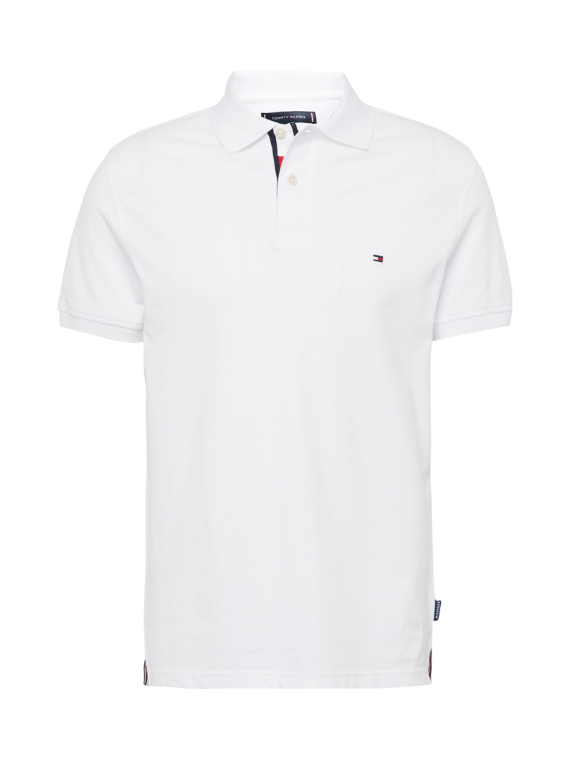 TOMMY HILFIGER Tricou  bleumarin / roșu intens / alb