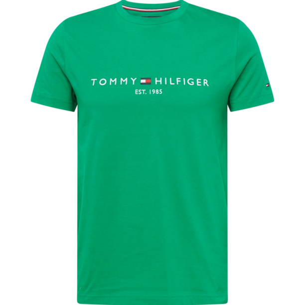 TOMMY HILFIGER Tricou  bleumarin / verde / roșu / alb