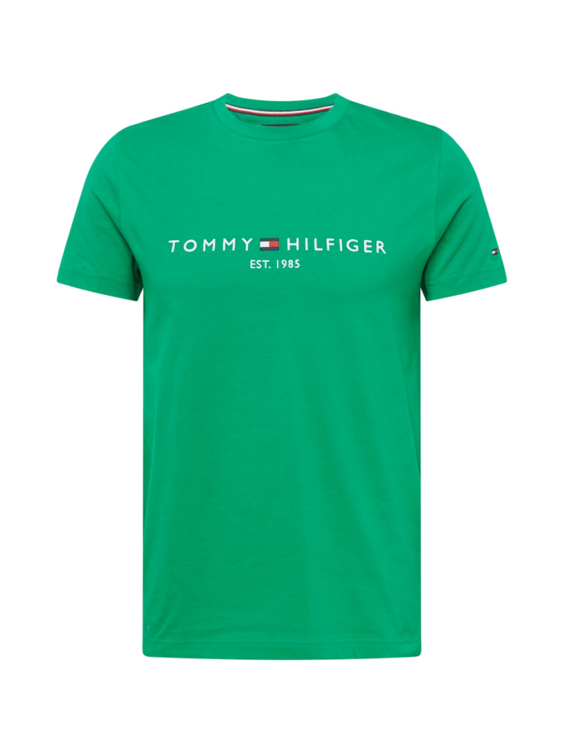 TOMMY HILFIGER Tricou  bleumarin / verde / roșu / alb