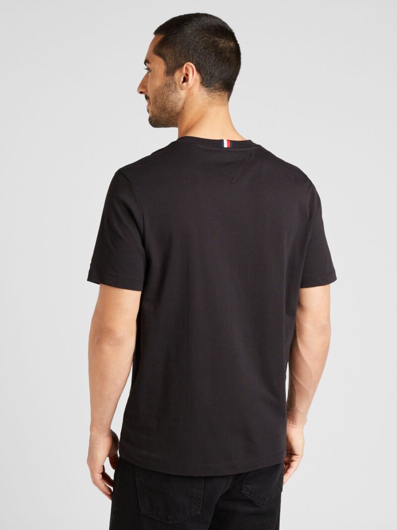 Preţ TOMMY HILFIGER Tricou  rubiniu / negru / alb