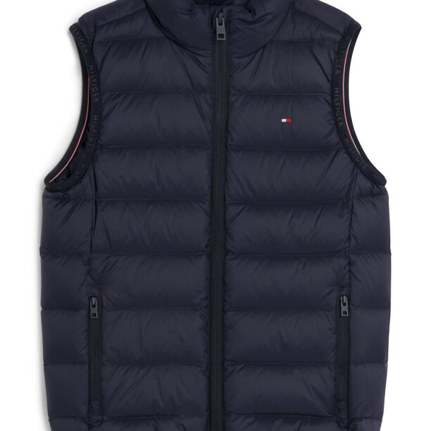 TOMMY HILFIGER Vestă 'Essential'  bleumarin / roșu / alb