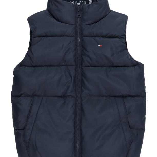 TOMMY HILFIGER Vestă  bleumarin / roșu / alb