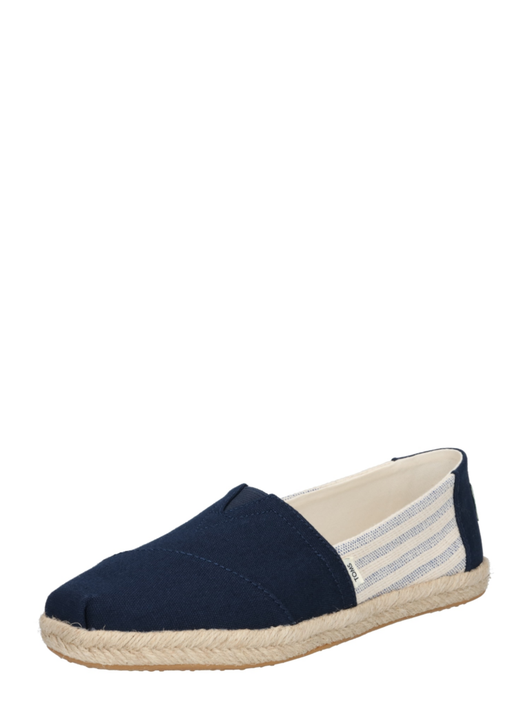 TOMS Espadrile 'ALPARGATA ROPE'  bej / bleumarin / albastru amestec / alb