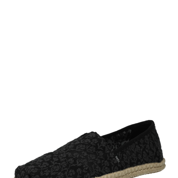 TOMS Espadrile 'ALPARGATA ROPE'  gri / negru