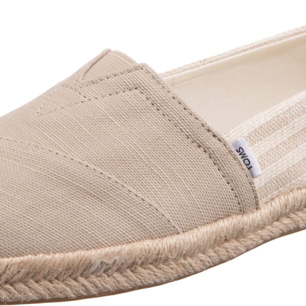 TOMS Espadrile  bej închis / alb natural