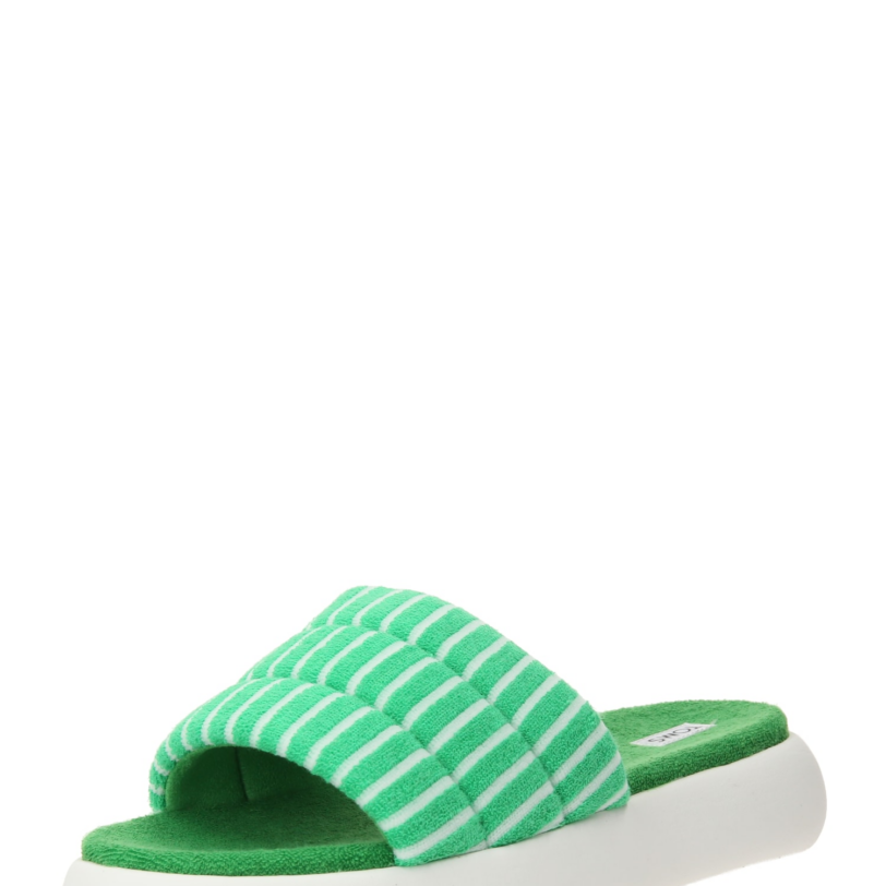 TOMS Saboți 'ALPARGATA MALLOW'  verde / alb