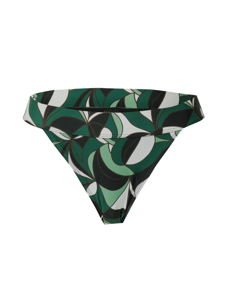 TOPSHOP Slip costum de baie  maro / verde / negru / alb