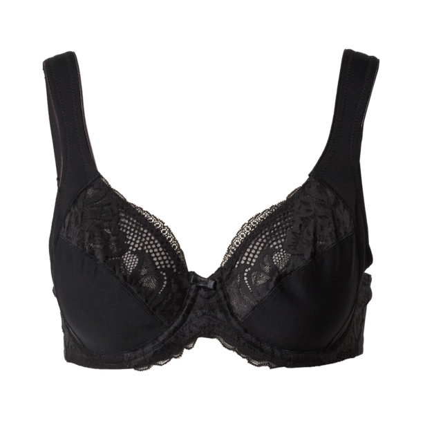 TRIUMPH Sutien 'Modern Lace+Cotton'  negru