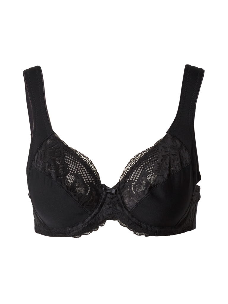 TRIUMPH Sutien 'Modern Lace+Cotton'  negru