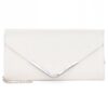 Tamaris Clutch 'Amalia'  argintiu / alb