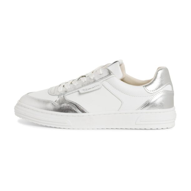 Tamaris Sneaker low  argintiu / alb