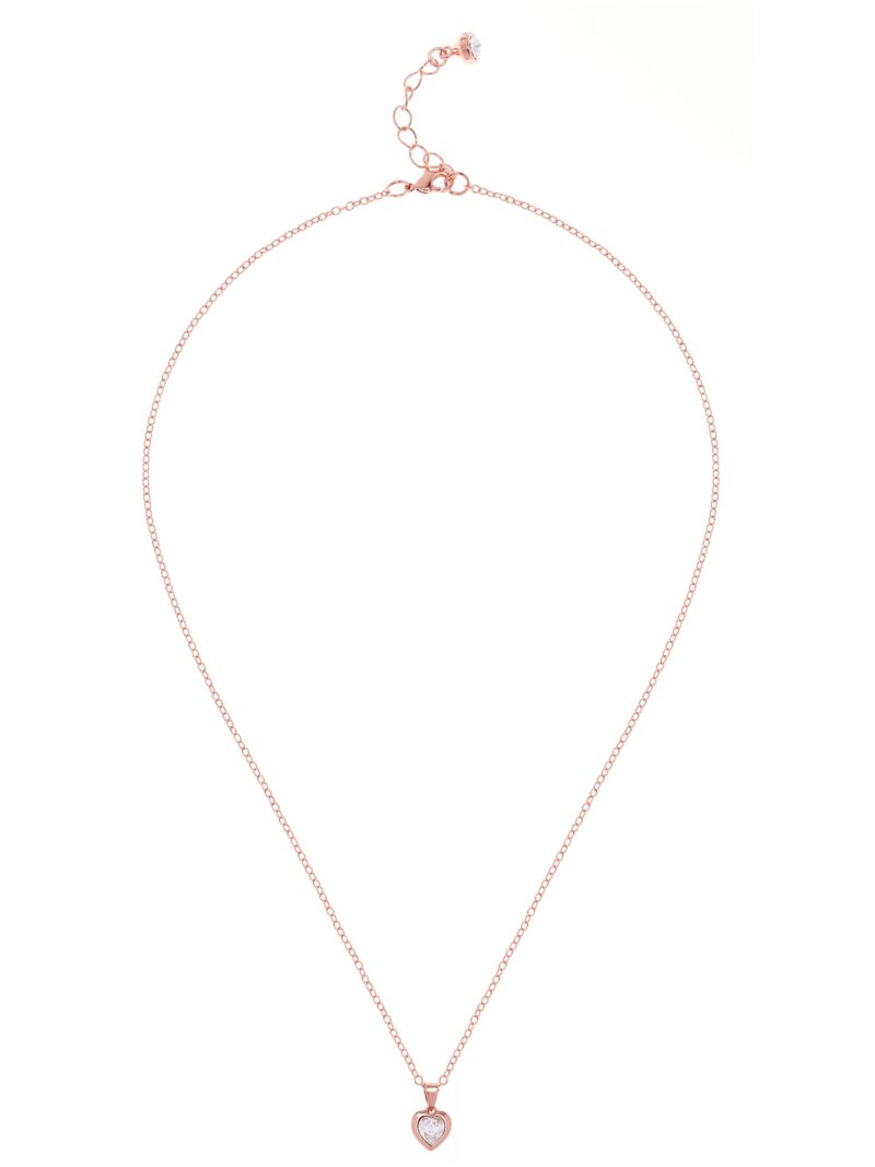 Ted Baker Lanțuri 'HANNELA: CRYSTAL HEART PENDANT'  auriu / rosé