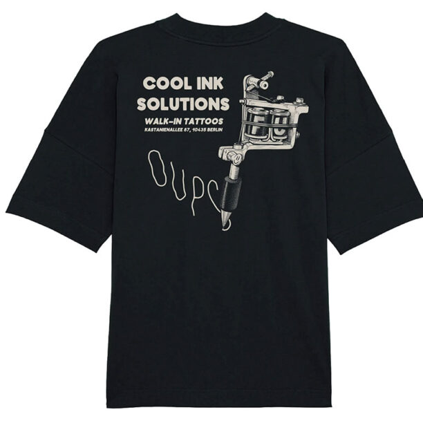 The Dudes Cool Ink Premium Oversized T-Shirt Black preţ