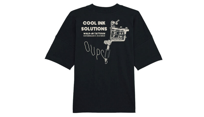 The Dudes Cool Ink Premium Oversized T-Shirt Black preţ