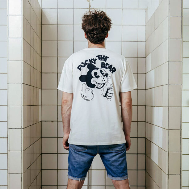 Cumpăra The Dudes Fucky Classic T-Shirt Off White