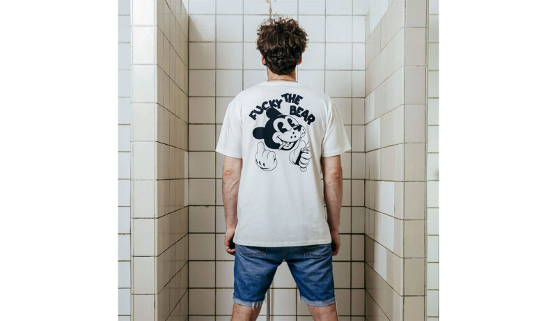 Cumpăra The Dudes Fucky Classic T-Shirt Off White