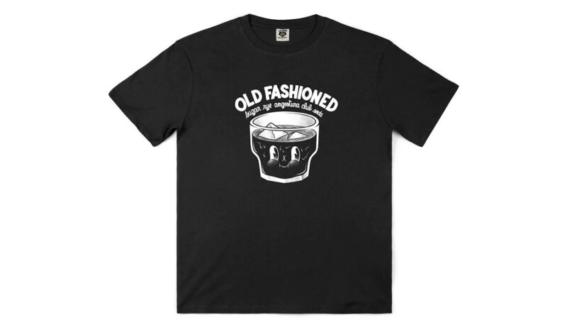 The Dudes Old Fashioned Classic T-Shirt Black