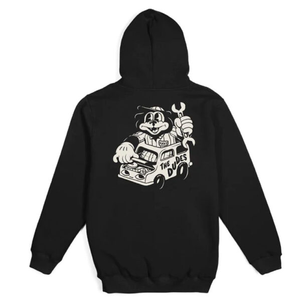 The Dudes Stoneys Hood Premium Hoody Black preţ