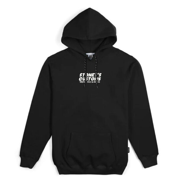 The Dudes Stoneys Hood Premium Hoody Black