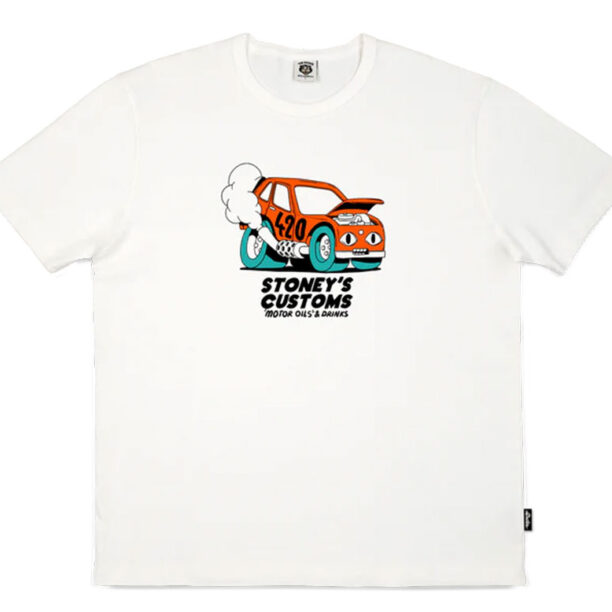 The Dudes Stoneys Ride Premium T-Shirt Heavyweight Off-White