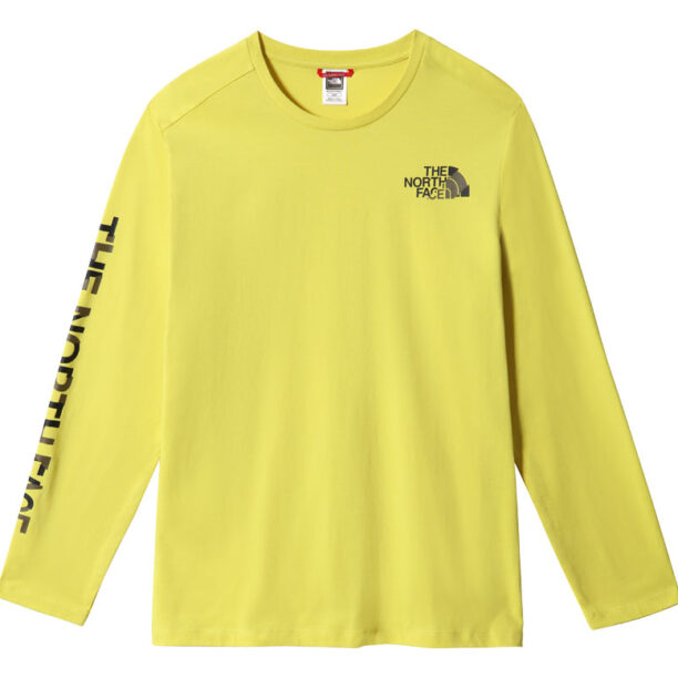 The North Face M Coordinates L/S Tee Acid Yellow