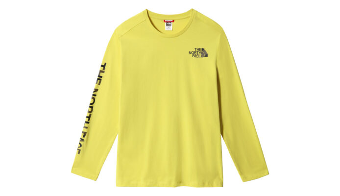 The North Face M Coordinates L/S Tee Acid Yellow