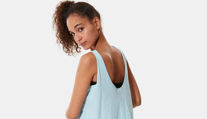 Preţ The North Face W Fine Tank Angel Falls Blue