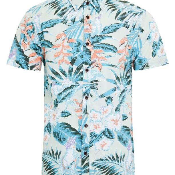 Threadbare Cămașă 'Tropical'  albastru pastel / mai multe culori