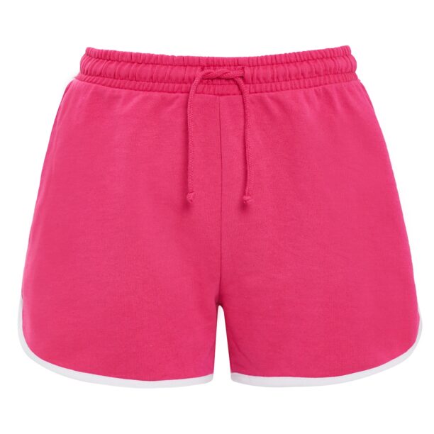 Threadbare Pantaloni 'Freddie'  fucsia / alb