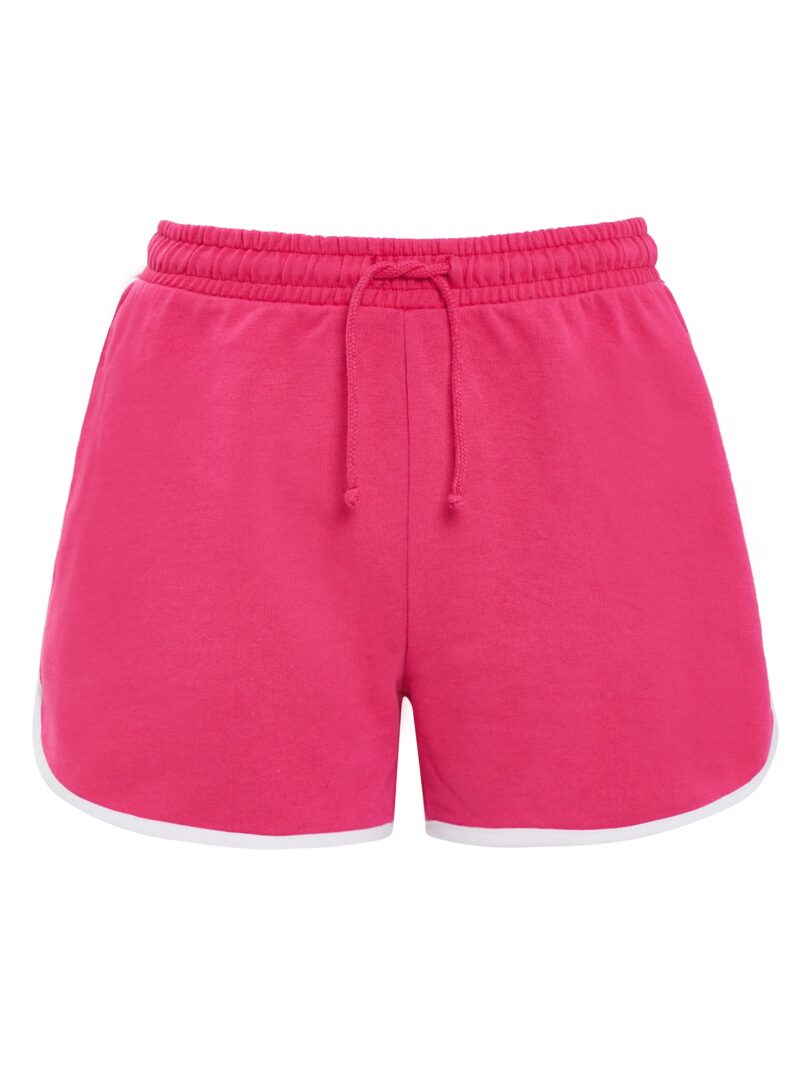 Threadbare Pantaloni 'Freddie'  fucsia / alb