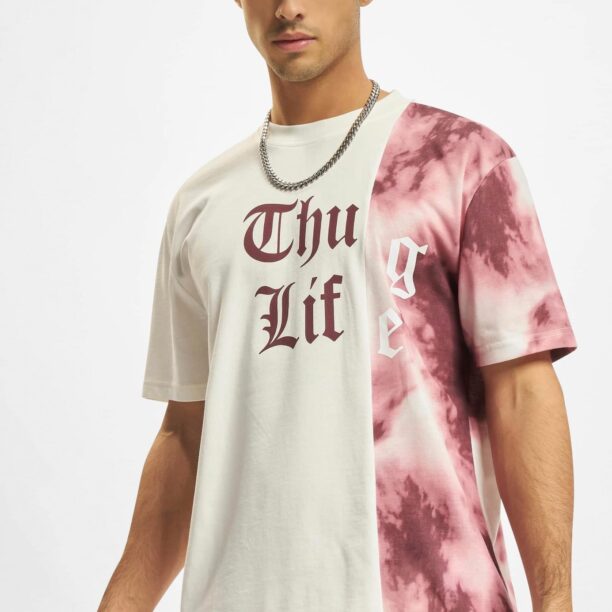 Thug Life Tricou 'Underground'  mov orhidee / mov zmeură / alb preţ