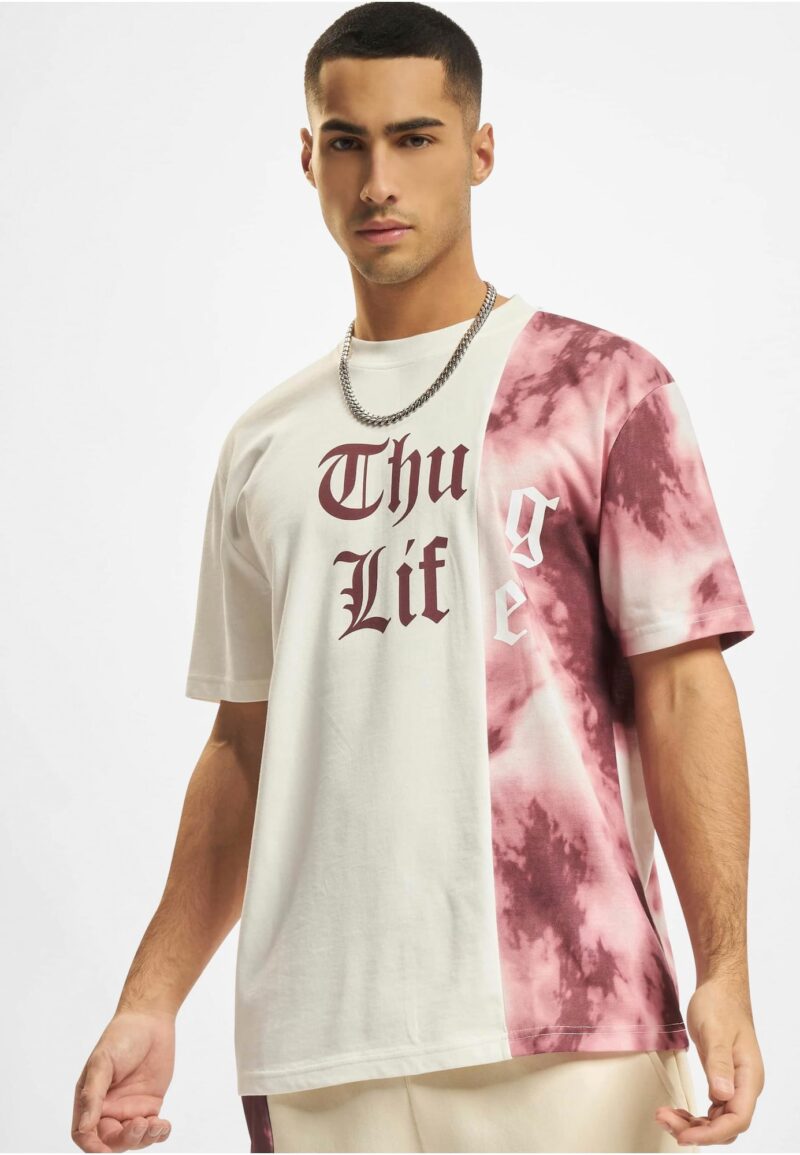 Thug Life Tricou 'Underground'  mov orhidee / mov zmeură / alb preţ