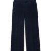 Tom Tailor Women + Pantaloni cu dungă  bleumarin / alb