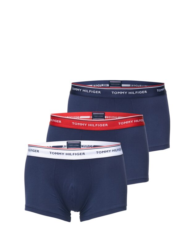 Tommy Hilfiger Underwear Boxeri  albastru închis / gri / sângeriu / alb