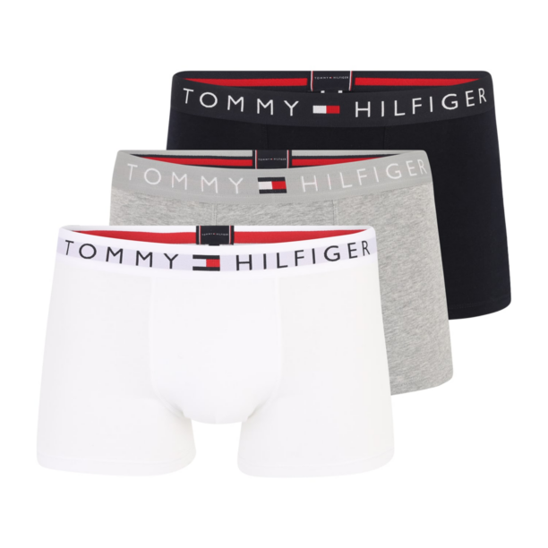 Tommy Hilfiger Underwear Boxeri  albastru marin / gri amestecat / roșu / alb