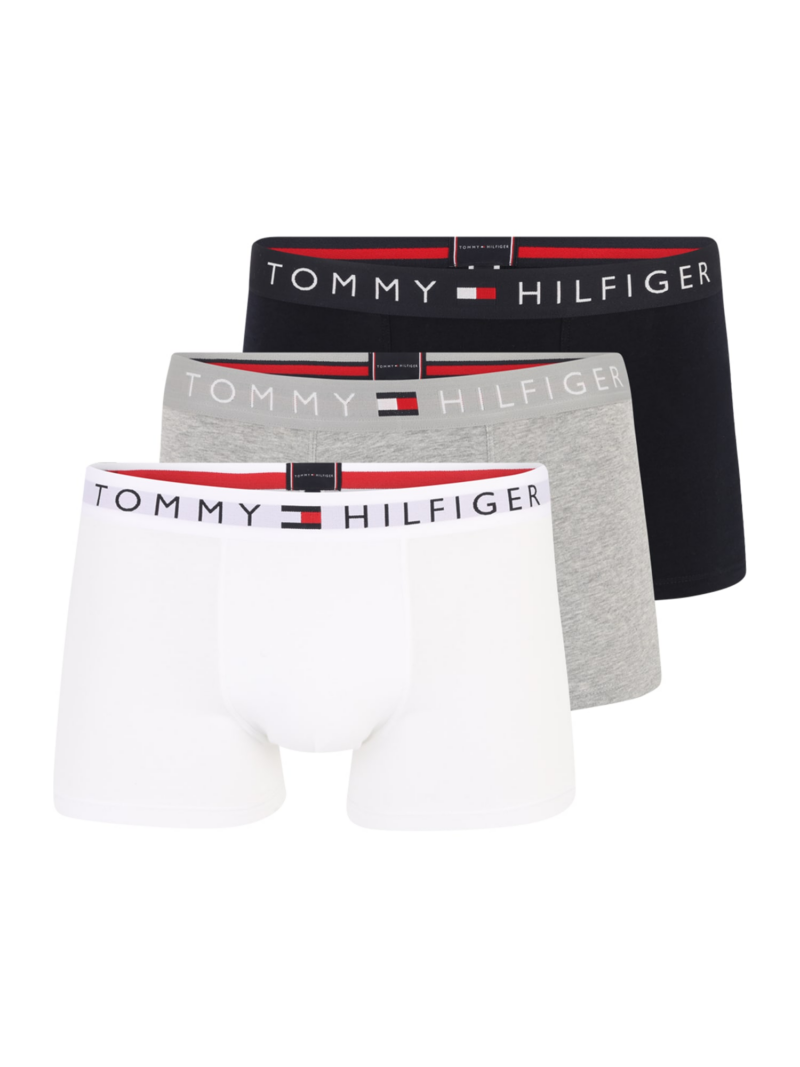 Tommy Hilfiger Underwear Boxeri  albastru marin / gri amestecat / roșu / alb