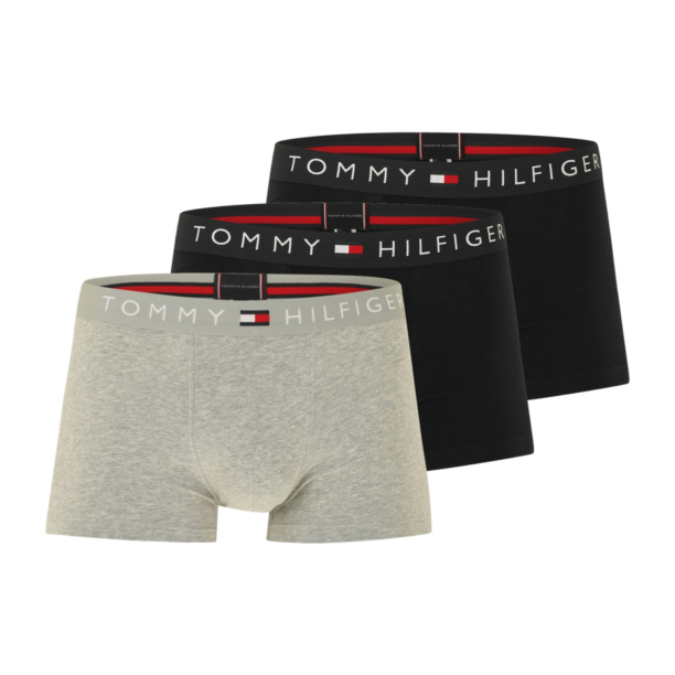 Tommy Hilfiger Underwear Boxeri  gri amestecat / roșu / negru / alb