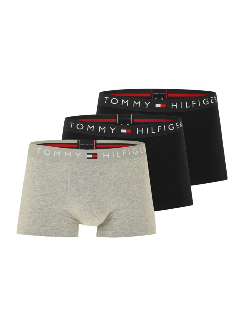 Tommy Hilfiger Underwear Boxeri  gri amestecat / roșu / negru / alb