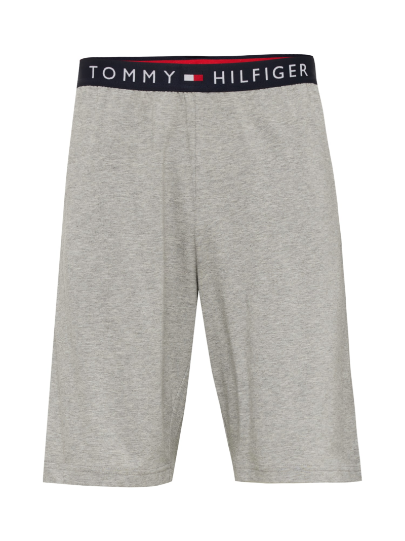 Tommy Hilfiger Underwear Pantaloni de pijama  bleumarin / gri amestecat / roșu / alb