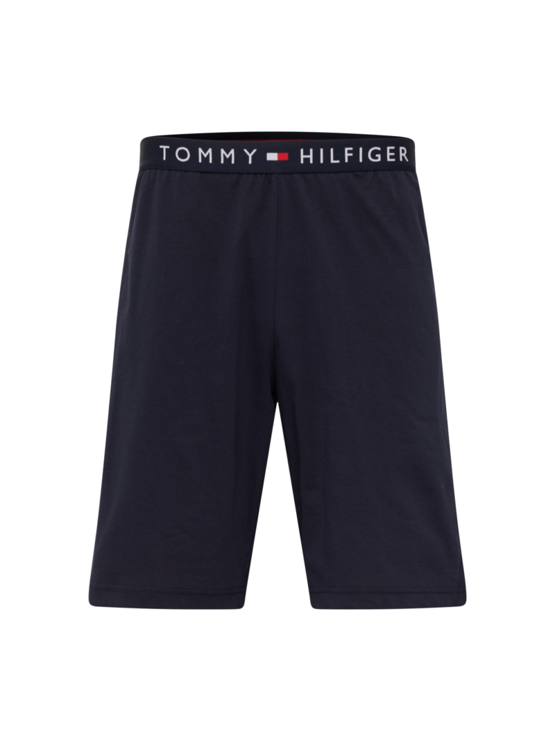 Tommy Hilfiger Underwear Pantaloni de pijama  bleumarin / roșu / alb