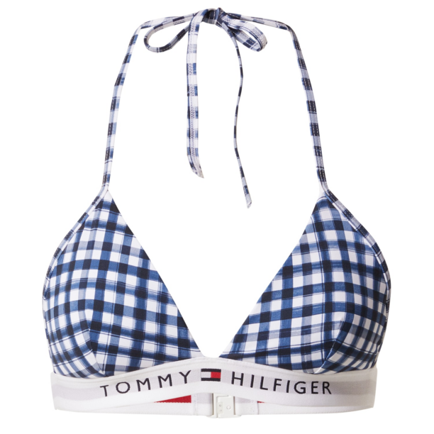 Tommy Hilfiger Underwear Sutien costum de baie  albastru / albastru noapte / roșu intens / alb