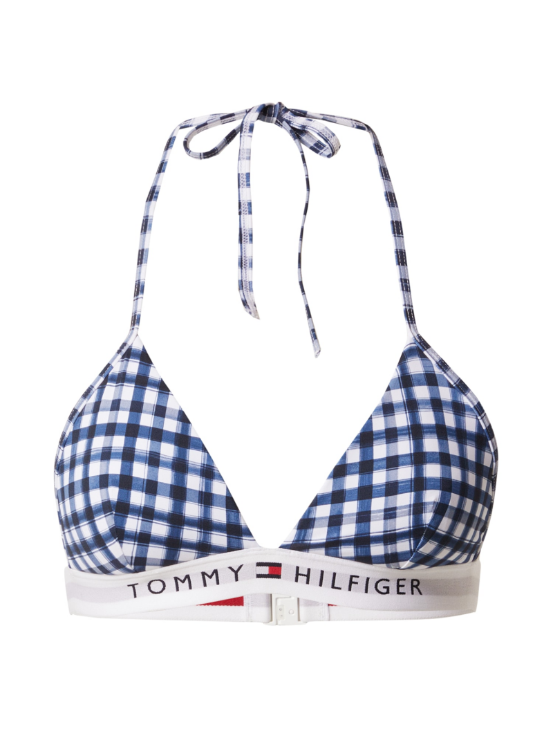 Tommy Hilfiger Underwear Sutien costum de baie  albastru / albastru noapte / roșu intens / alb