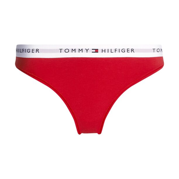 Tommy Hilfiger Underwear Tanga  albastru marin / sângeriu / alb