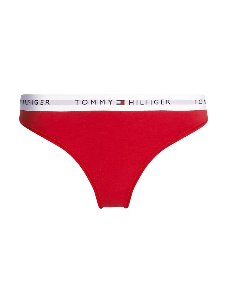 Tommy Hilfiger Underwear Tanga  albastru marin / sângeriu / alb