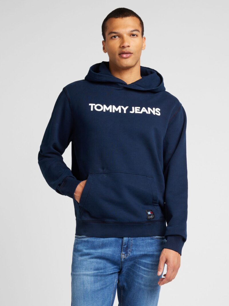 Cumpăra Tommy Jeans Bluză de molton 'CLASSIC'  albastru închis / roșu / negru / alb